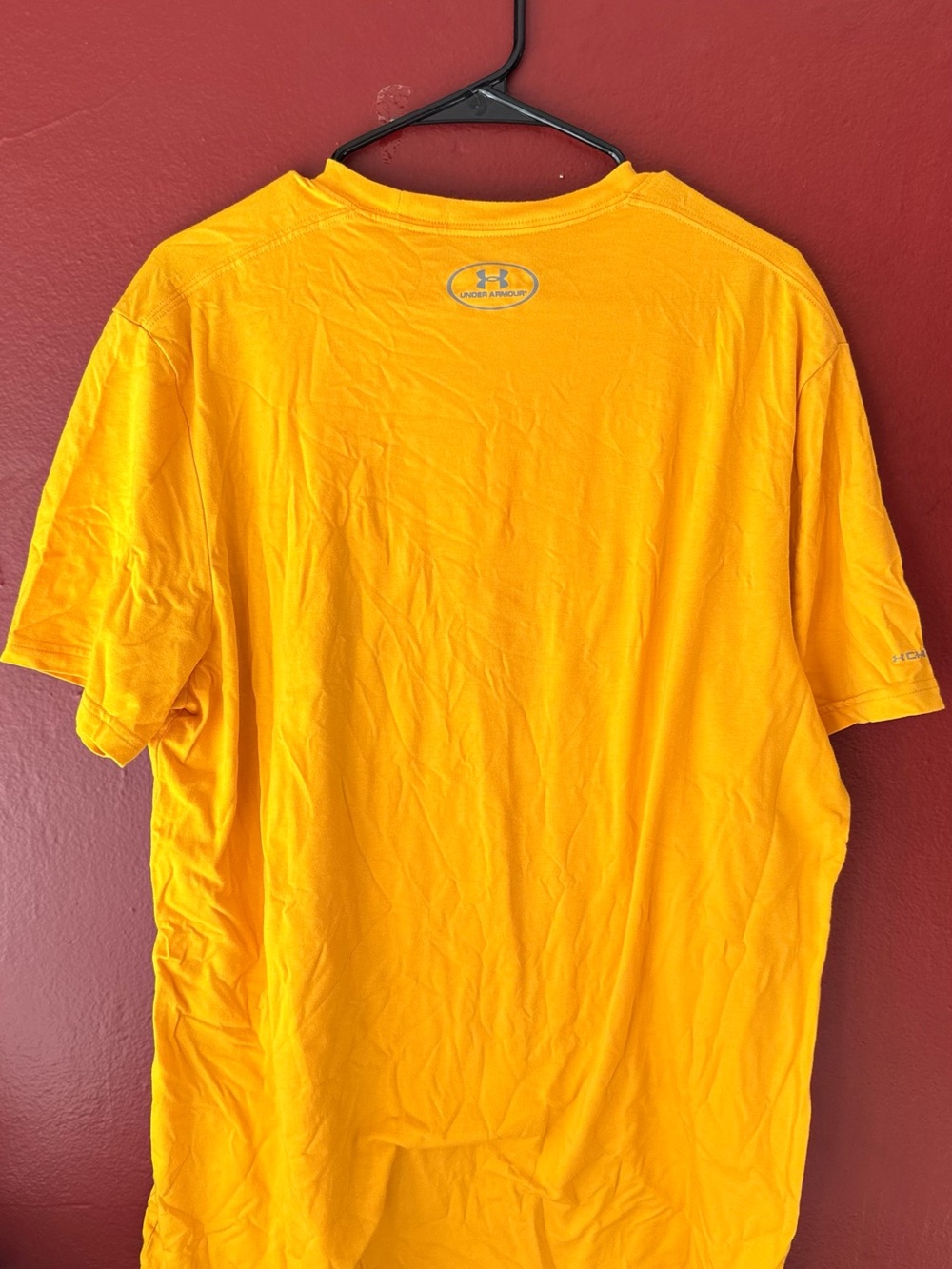 Under Armour Navy Blue Angels HeatGear T-Shirt – Men’s Large – Yellow - Picture 4 of 5